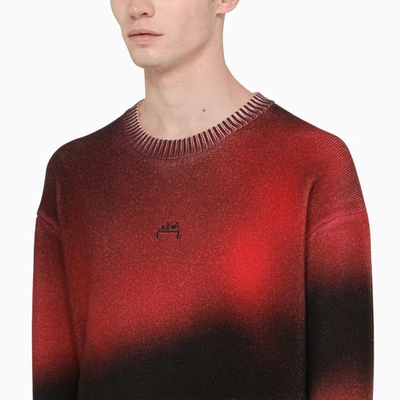 Shop A-cold-wall* Fade Red And Black Pullover In ["black"/ "red"]