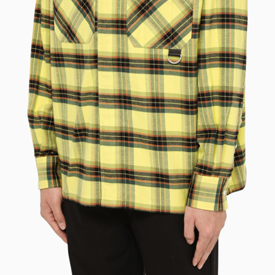 Shop Loewe Black And Yellow Casual Shirt