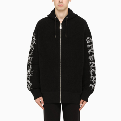 Shop Givenchy Black Sweatshirt With Zip