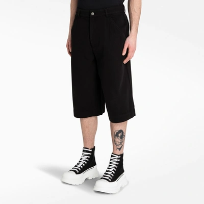 Shop Kenzo Black Short Trousers
