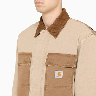 Shop Carhartt Beige Padded Jacket