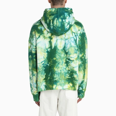 Shop Palm Angels Multicolour Oversize Sweatshirt In Green