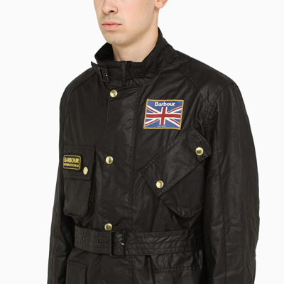 Shop Barbour Black Field Jacket