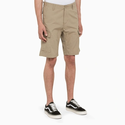 Shop Carhartt Beige Cargo Short Pants