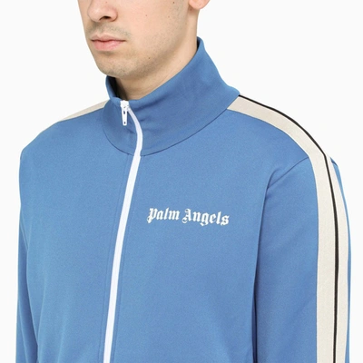 Shop Palm Angels Light Blue Track Jacket