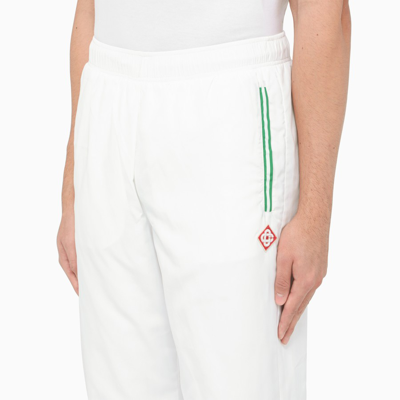 Shop Casablanca White Jogging Trousers In Print