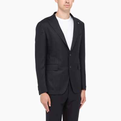 Shop Tagliatore Blue Single-breasted Suit