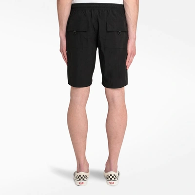 Shop Stampd Black Cotton Cargo Shorts