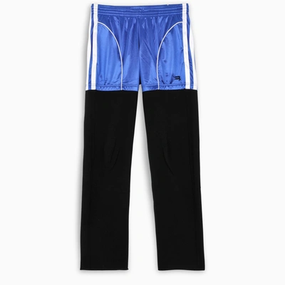 Shop Balenciaga Blue Patch Jogger Pants