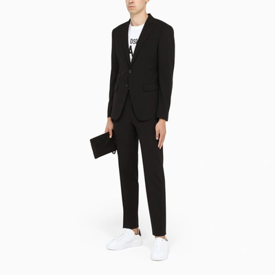 Shop Dsquared2 Black Tailored Suit
