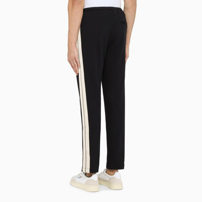 Shop Palm Angels Navy Jogging Trousers In Blue