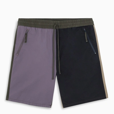 Shop Carhartt Multicolour Provence Rinsed Shorts In Multicolor