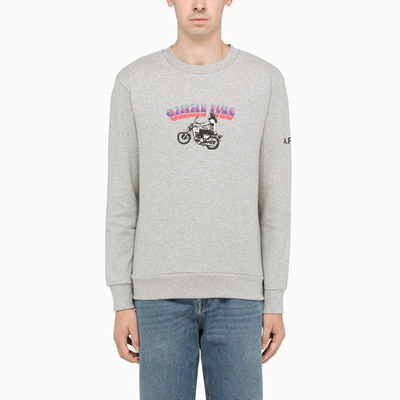 Shop Apc Gray Gimme Five Sweatshirt In Grey