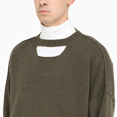 Shop Ambush Dark Green Sweater With Grips