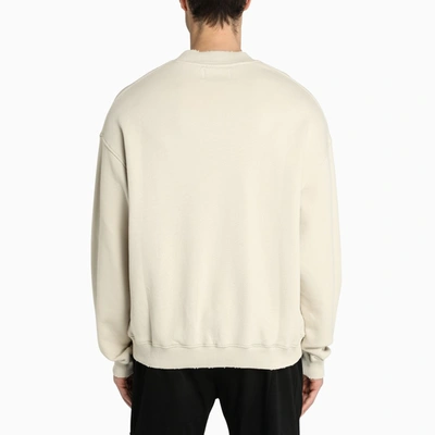 Shop Represent White Sweatshirt With Contrasting Prints