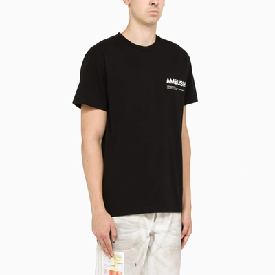 Shop Ambush Black Logo-print T-shirt