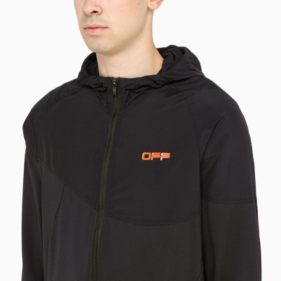 Shop Off-active Black Active Zipped Hoodie