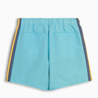 Shop Adidas Statement Light Blue Human Made Shorts