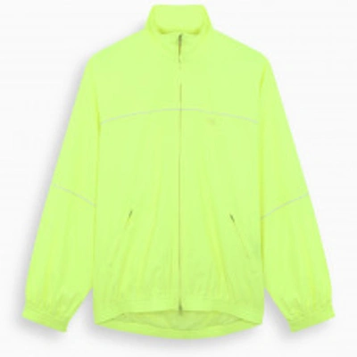 Shop Balenciaga Fluo Yellow Track Jacket