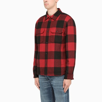 Shop Woolrich Red/black Checked Shirt In ["black"/ "red"]