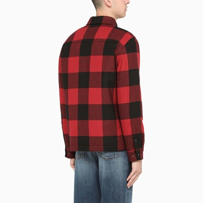 Shop Woolrich Red/black Checked Shirt In ["black"/ "red"]