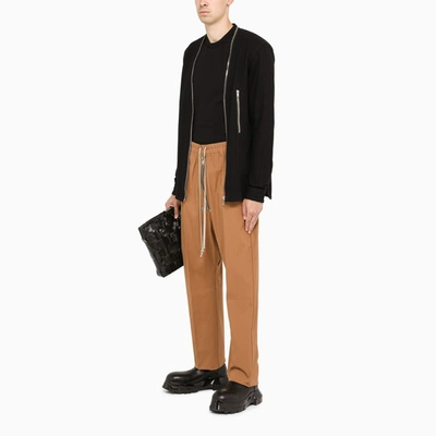 Shop Rick Owens Black All-around Zip Shirt