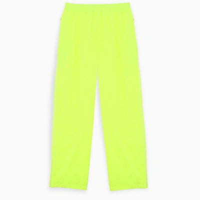 Shop Balenciaga Fluo Yellow Trousers