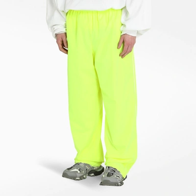 Shop Balenciaga Fluo Yellow Trousers