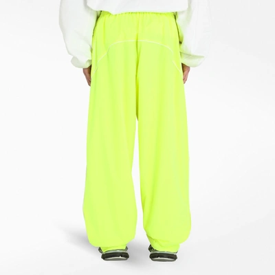 Shop Balenciaga Fluo Yellow Trousers