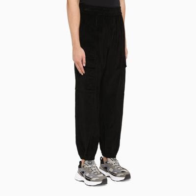 Shop Marcelo Burlon County Of Milan Black And White Jogging Trousers