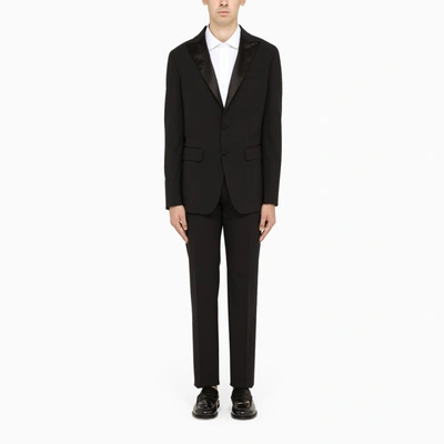Shop Dsquared2 Black Elegant Tailored Suit