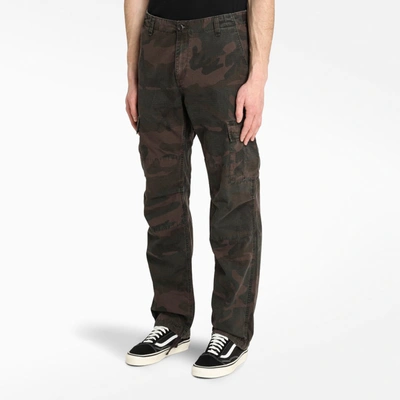 Shop Carhartt Camouflage Cargo Trousers In Print