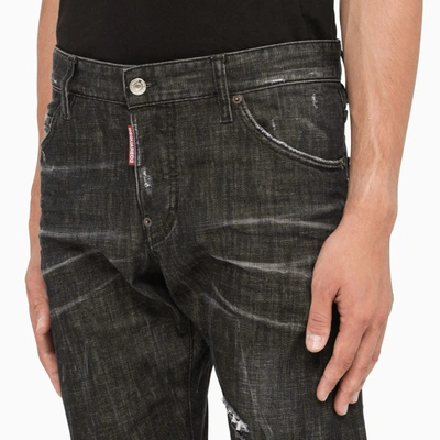 Shop Dsquared2 Black Slim Jeans