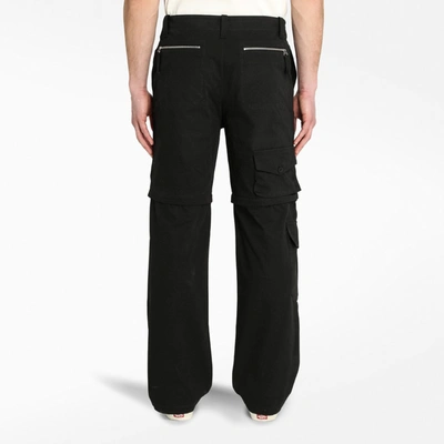 Shop Phipps Black Cargo Trousers