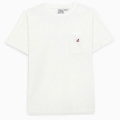 Shop Gramicci White Embroidered T-shirt