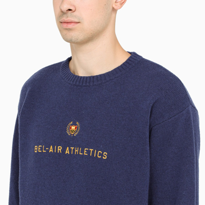 Shop Bel-air Athletics Blue Crewneck Pullover
