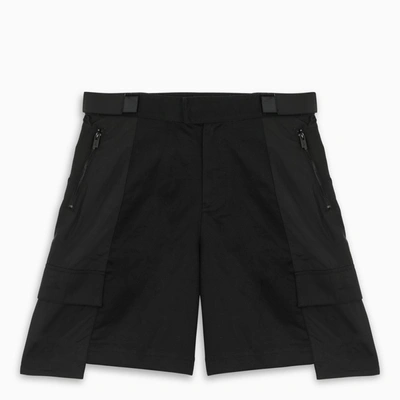 Shop A-cold-wall* Black Cargo Bermuda Trousers