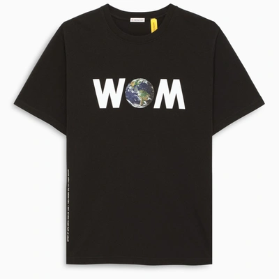 Shop Moncler Black World Of  T-shirt