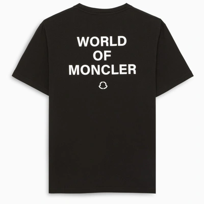Shop Moncler Black World Of  T-shirt
