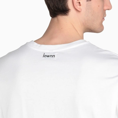 Shop Lownn White Logoed T-shirt