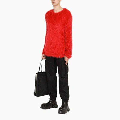 Shop 1017 A L Y X 9sm Red Fur-effect Sweater