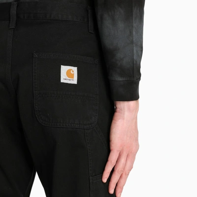 Shop Carhartt Black Regular Trousers