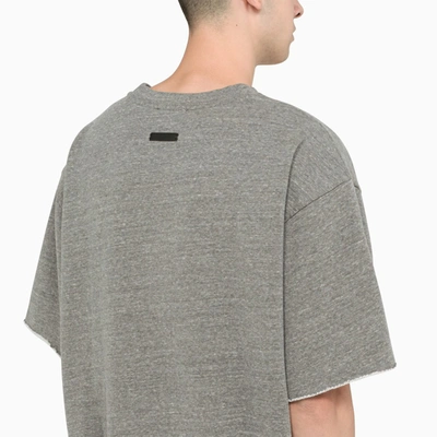 Fear Of God Grays Text-pattern Cotton-blend Sweatshirt In 灰色 Fear Of God Grays Text-pattern Cotton-blend Sweatshirt In 灰色