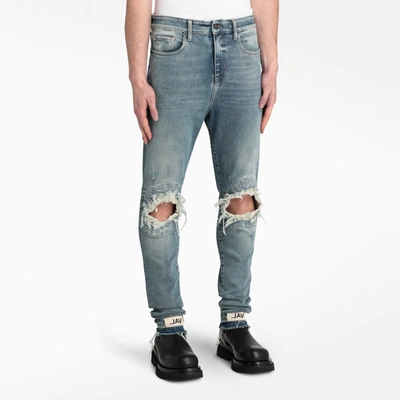 Shop Val Kristopher Light Blue Jeans With Straps