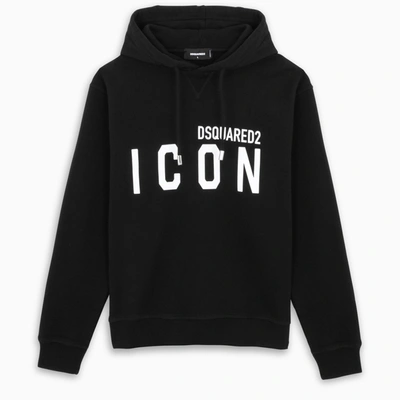 Shop Dsquared2 Black Sweatshirt Hoodie