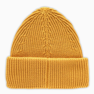 Shop Roberto Collina Yellow Ribbed Cap