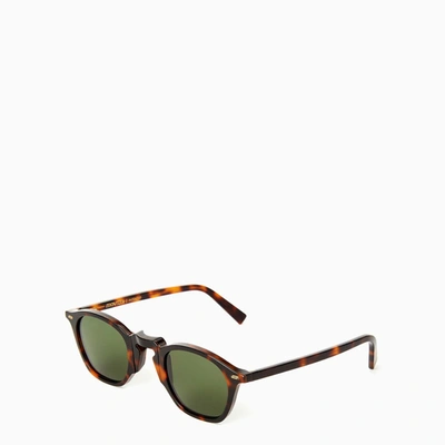 Shop Movitra Brown Tortoiseshell 415 C12 Sunglasses In Green