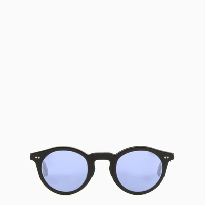Shop Movitra Black/blue Diego Sunglasses