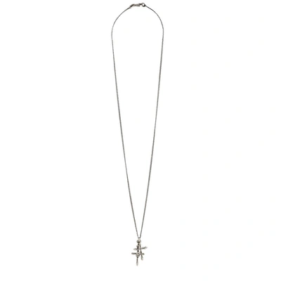 Shop Emanuele Bicocchi | Cross Necklace In Silver In Metal