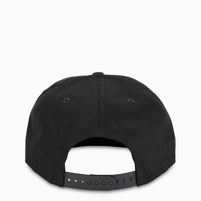 New Era Black/white Ny Five Panel Cap In Black